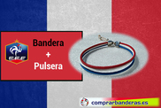 Bandera de Francia + pulsera