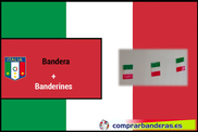 Bandera de Italia + Banderines