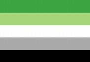 Bandera de Aromanticismo