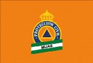 Bandera de Protección Civil Mijas