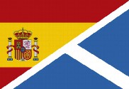 Bandera de España Escocia