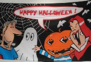 Bandera de Happy Halloween (producto no disponible)