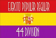 Bandera de Ejercito popular Regular 44 División