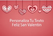 Bandera de San Valentin Corazón Colgante