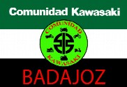 Bandera de Comunidad Kawasaki Extremadura Badajoz
