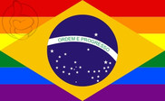 Bandera de Brasil Gay