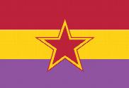 Bandera de Republicana Estrella Roja