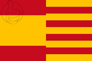 Bandera de España y Cataluña