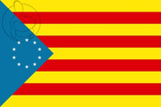 Bandera de Estelada de los Países Catalanes Independentistas