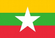 Bandera de Birmania
