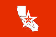 Bandera de California Red Army