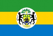Bandera de Gabón con Escudo