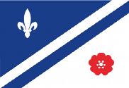 Bandera de Drapeau franco-albertain