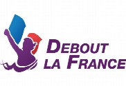 Bandera de de pie en Francia