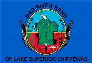 Bandera de Bad River Band of Chippewa