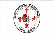 Bandera de Sello de la tribu Delaware