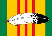 Bandera de Veteranos Nativos de Vietnam