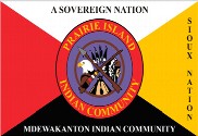 Bandera de Prairie Island Sioux