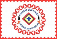 Bandera de Rosebud Sioux