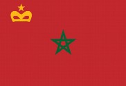 Bandera de Enseña Civil Marruecos