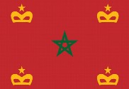Bandera de Enseña naval Marruecos