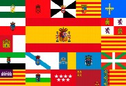 Bandera de España y sus comunidades