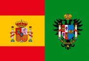 Bandera de España y Provincia de Toledo