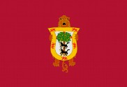 Bandera de Vizcaya con escudo antiguo