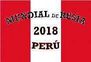 Bandera de Perú Mundial de Rusia 2018