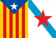 Bandera de Esteladas Galicia Cataluña