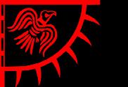 Bandera de Estandarte del cuervo rojo