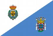 Bandera de Santa Cruz de Tenerife y Melilla 
