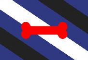 Bandera de Puppy pride bone