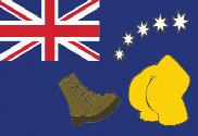 Bandera de Australia Simpsons