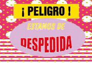 Bandera de Despedida de soltera peligro