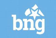 Bandera de BNG azul