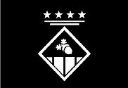 Bandera de Sant Esteve de les Roures negra