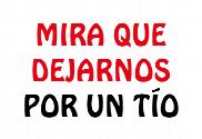 Bandera de Despedida de soltera Mira que dejarnos