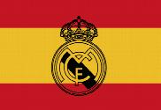 Bandera de España Madrid borde negro
