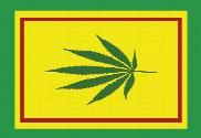 Bandera de Hoja de Cannabis