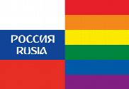 Bandera de Rusia LGTB