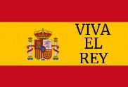 Bandera de España Viva el Rey 3
