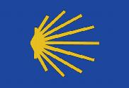 Bandera de Estrella camino de Santiago