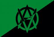 Bandera de Veganarquismo
