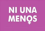 Bandera de Ni una menos