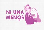 Bandera de Ni una menos tú puedes
