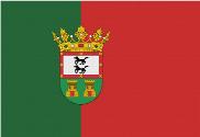 Bandera de Guadamur con escudo
