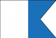 Bandera de Abecedario Náutico CIS - A Alpha