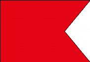 Bandera de Abecedario Náutico CIS - B Bravo