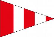 Bandera de Abecedario Náutico CIS - Gallardete de inteligencia